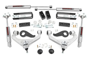 Chevrolet Silverado 3500 HD Suspension Lift Kit - Front + Rear - Rough Country - 3 Inch Lift Kit - '20-'24